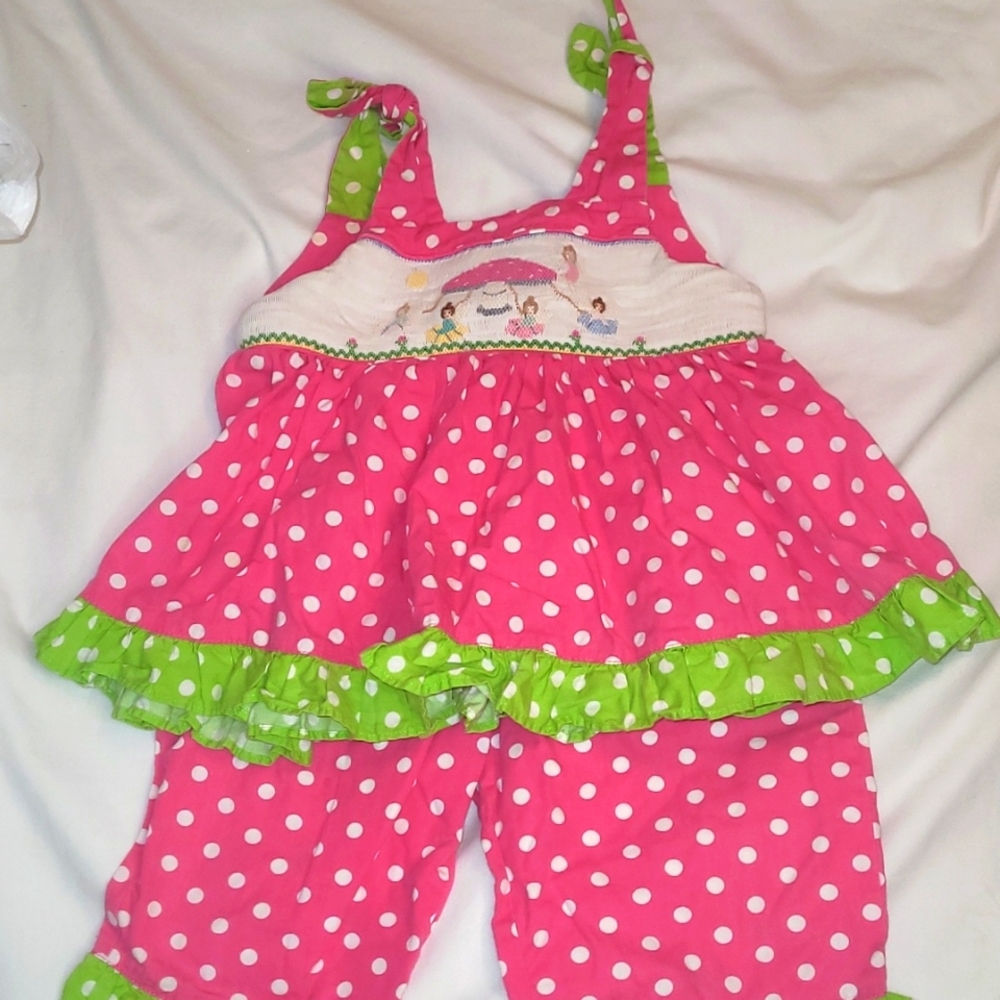 Top & pants embroidery 🧚‍♀️ outfit size 12 months